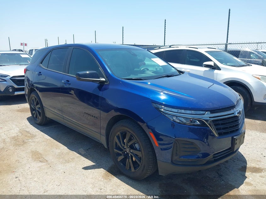 2023 Chevrolet Equinox VIN 3GNAXHEG7PL130687 IAAI salvage auction — LEFT SIDE, Original (Texas), sold $6,500 on 2026-07-29 (photo 1)