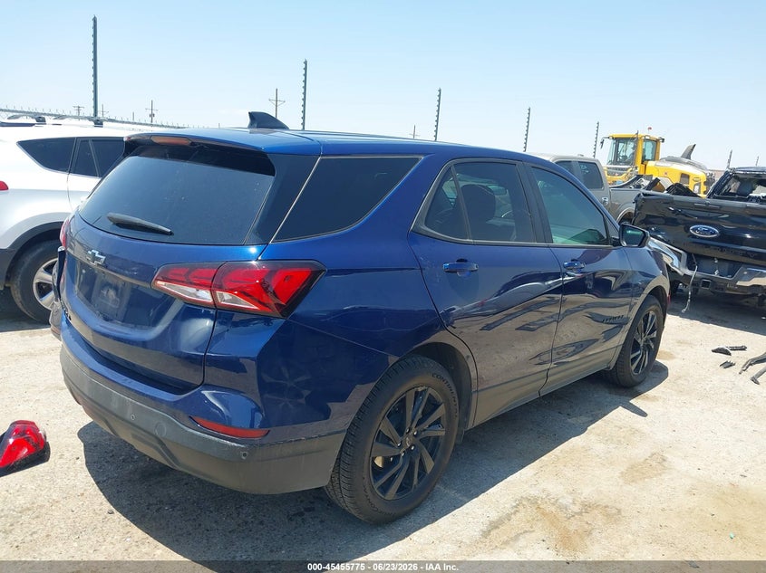 2023 Chevrolet Equinox VIN 3GNAXHEG7PL130687 IAAI salvage auction — LEFT SIDE, Original (Texas), sold $6,500 on 2026-07-29 (photo 4)