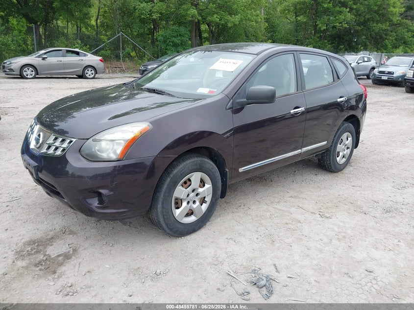 2014 Nissan Rogue VIN JN8AS5MV2EW702895 IAAI salvage auction — NORMAL WEAR, Clear (New York), sold $300 on 2026-07-21 (photo 2)