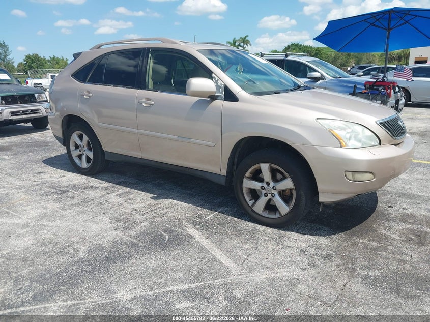 2004 Lexus Rx VIN JTJHA31U540053055 IAAI salvage auction — NORMAL WEAR, Clear (Florida), sold $1,275 on 2026-07-24 (photo 1)