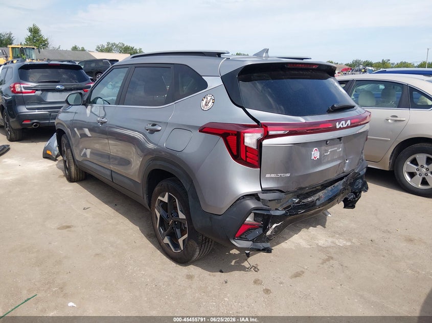 2024 Kia Seltos VIN KNDERCAA8R7628333 IAAI salvage auction — REAR END, Salvage (Ohio), sold $8,700 on 2026-07-26 (photo 3)