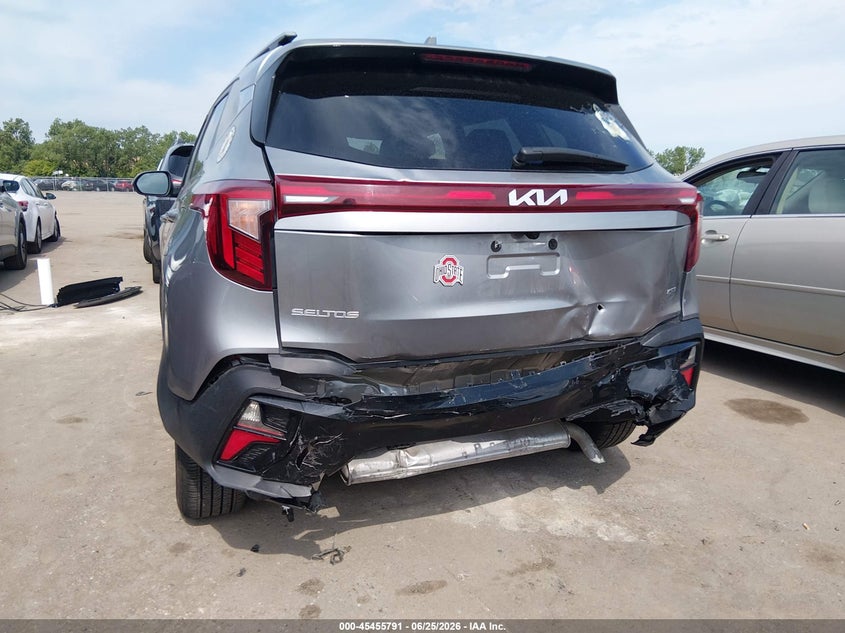 2024 Kia Seltos VIN KNDERCAA8R7628333 IAAI salvage auction — REAR END, Salvage (Ohio), sold $8,700 on 2026-07-26 (photo 6)