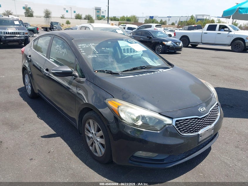 2014 Kia Forte VIN KNAFX4A81E5112248 IAAI salvage auction — SIDE, Salvage Title, sold $1,500 on 2026-07-08 (photo 1)