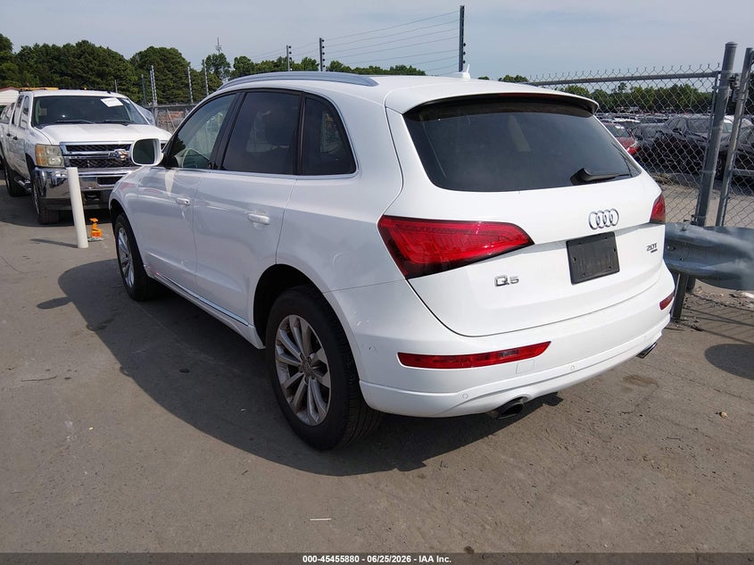 2014 Audi Q5 VIN WA1LFAFP4EA088049 IAAI salvage auction — FRONT END, Wait Title, sold $3,550 on 2026-08-07 (photo 3)