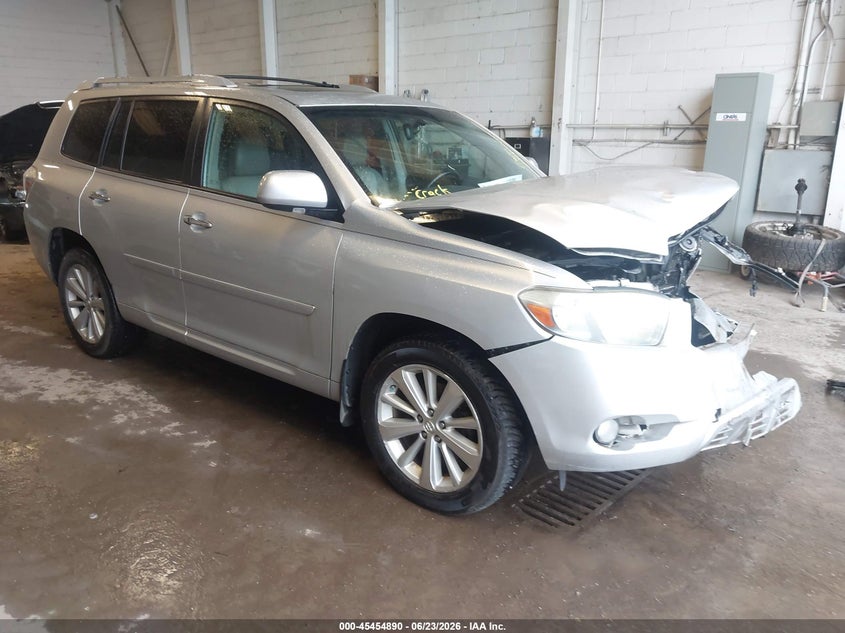 2009 Toyota Highlander hybrid VIN JTEEW44A892035686 IAAI salvage auction — FRONT END, Salvage - Greater Than 75% (Maryland), sold $625 on 2026-07-09 (photo 1)