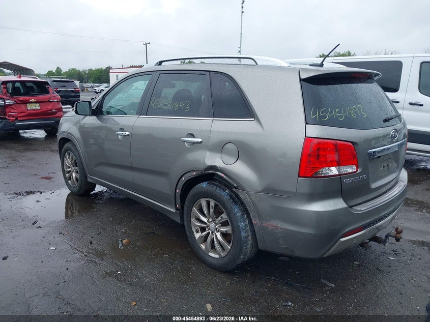 2013 Kia Sorento VIN 5XYKW4A27DG386544 IAAI salvage auction — LEFT REAR, Salvage Title, sold $1,600 on 2026-07-21 (photo 3)