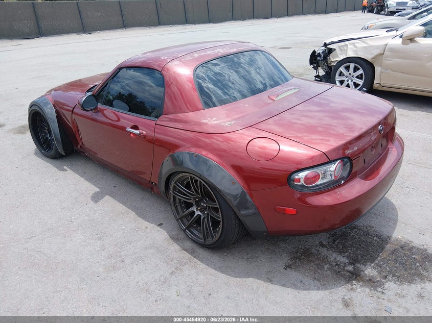 2008 Mazda Mx-5 VIN JM1NC26F780157153 IAAI salvage auction — SIDE, Rebuildable (Florida), sold $1,525 on 2026-07-27 (photo 3)