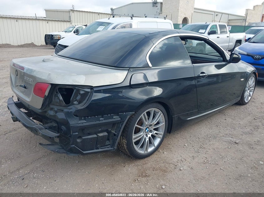 2011 BMW 3 series VIN WBADW3C56BE537578 IAAI salvage auction — REAR END, Salvage (Texas), sold $1,150 on 2026-07-29 (photo 4)