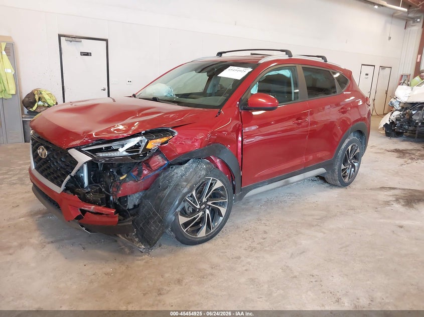 2021 Hyundai Tucson VIN KM8J3CALXMU394140 IAAI salvage auction — FRONT END, Scrap (Michigan), sold $1,750 on 2026-07-28 (photo 2)