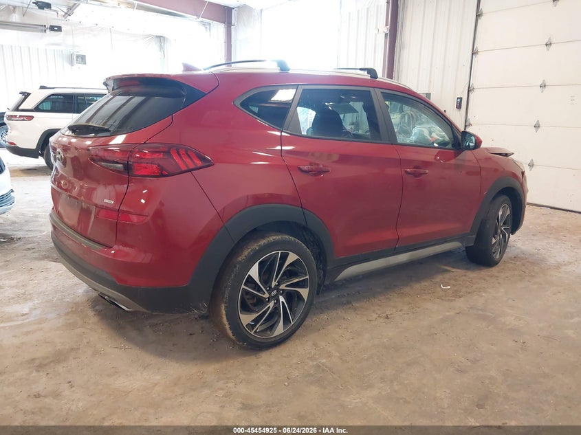 2021 Hyundai Tucson VIN KM8J3CALXMU394140 IAAI salvage auction — FRONT END, Scrap (Michigan), sold $1,750 on 2026-07-28 (photo 4)