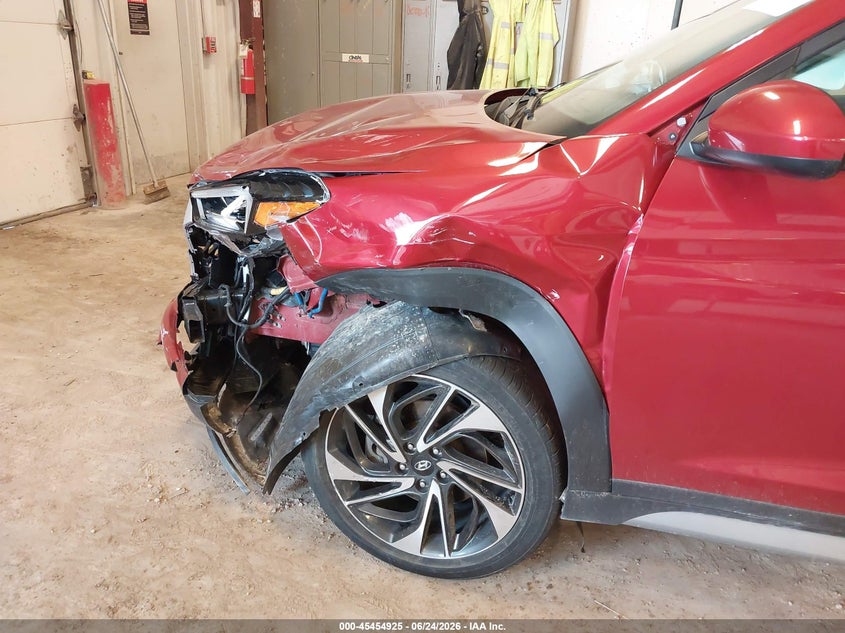 2021 Hyundai Tucson VIN KM8J3CALXMU394140 IAAI salvage auction — FRONT END, Scrap (Michigan), sold $1,750 on 2026-07-28 (photo 6)