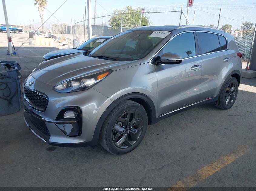 2020 Kia Sportage VIN KNDP63AC1L7745469 IAAI salvage auction — RIGHT REAR, Salvage Title, sold $4,150 on 2026-07-22 (photo 2)