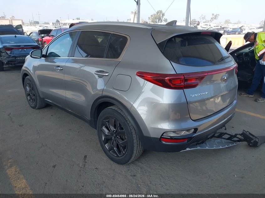 2020 Kia Sportage VIN KNDP63AC1L7745469 IAAI salvage auction — RIGHT REAR, Salvage Title, sold $4,150 on 2026-07-22 (photo 3)