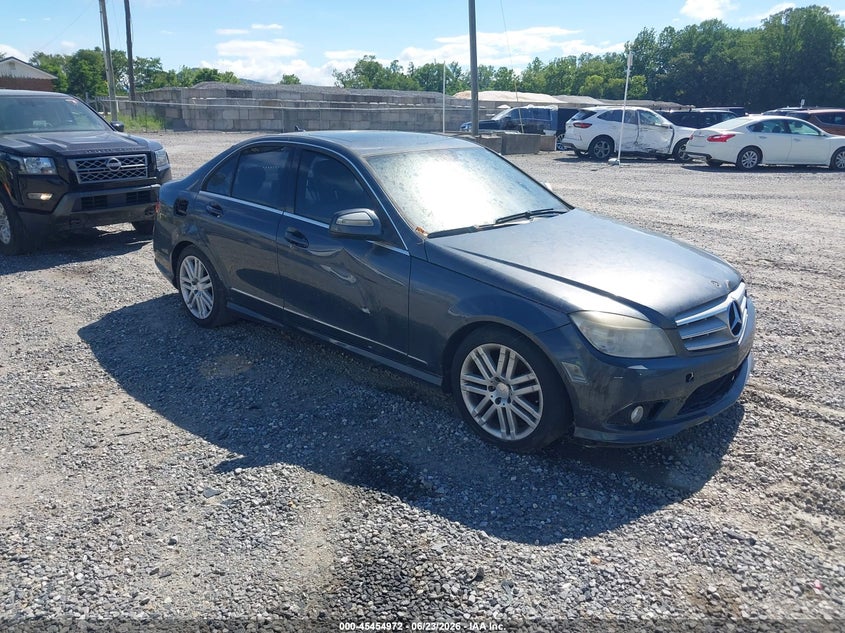 2009 Mercedes-benz C-klasse VIN WDDGF54X59R068679 IAAI salvage auction — REAR END, Salvage (North Carolina), sold $450 on 2026-08-07 (photo 1)