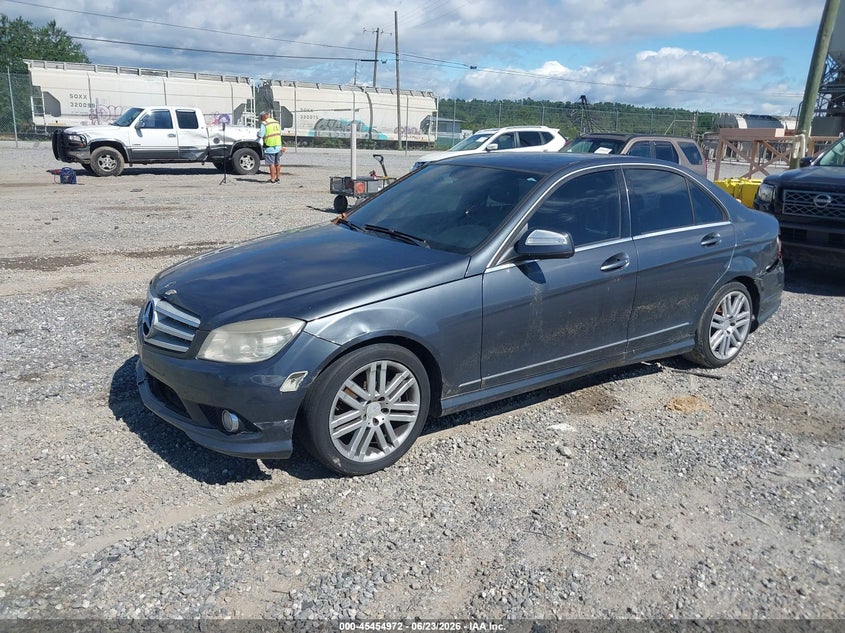 2009 Mercedes-benz C-klasse VIN WDDGF54X59R068679 IAAI salvage auction — REAR END, Salvage (North Carolina), sold $450 on 2026-08-07 (photo 2)