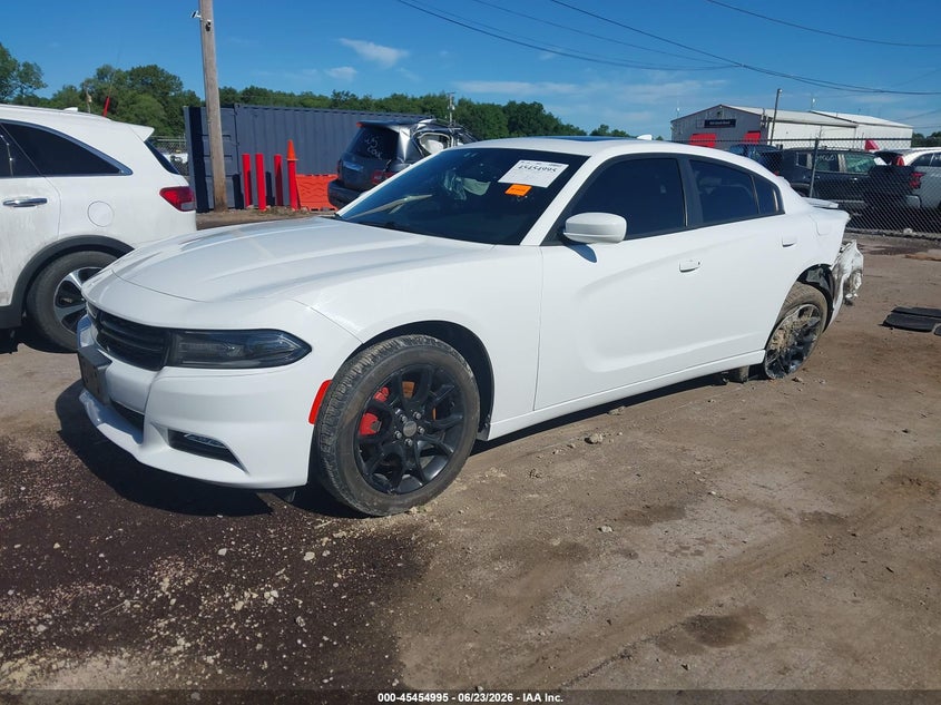 2016 Dodge Charger VIN 2C3CDXJG1GH147234 IAAI salvage auction — LEFT REAR, Salvage Title, sold $25 on 2026-07-29 (photo 2)