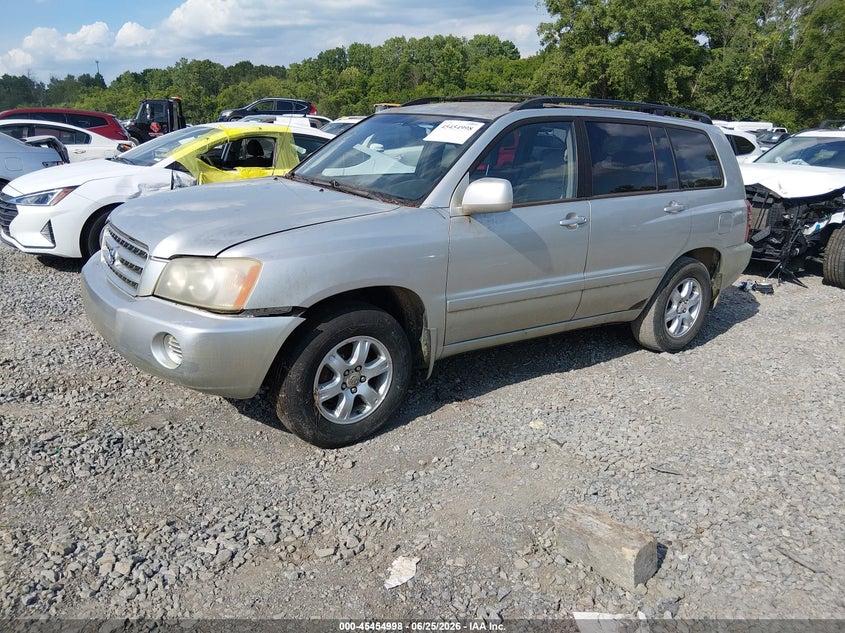 2003 Toyota Highlander VIN JTEGF21A330086002 IAAI salvage auction — NORMAL WEAR, Clear (Tennessee), sold $250 on 2026-07-16 (photo 2)