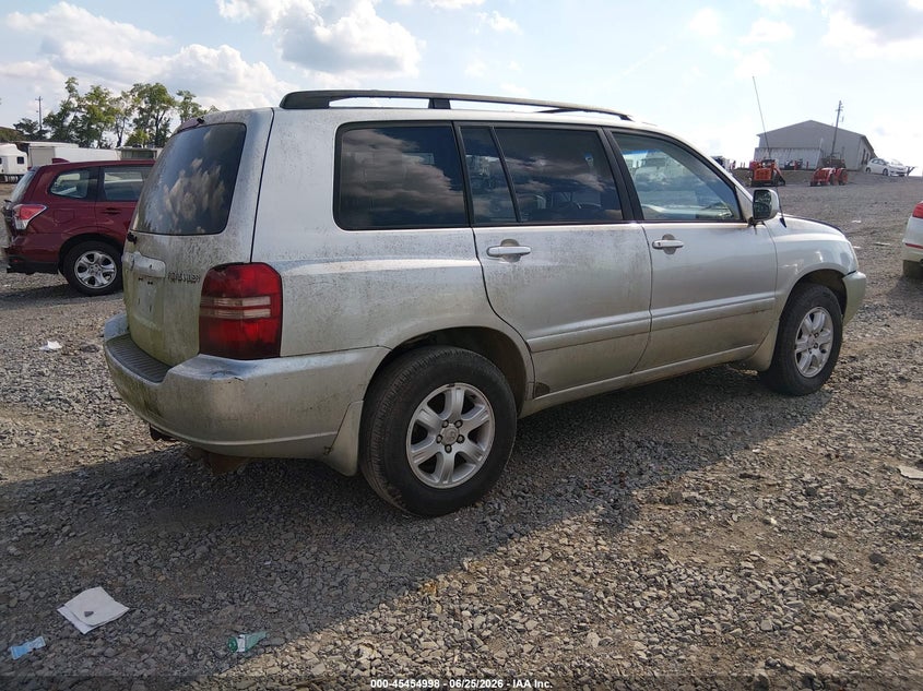 2003 Toyota Highlander VIN JTEGF21A330086002 IAAI salvage auction — NORMAL WEAR, Clear (Tennessee), sold $250 on 2026-07-16 (photo 4)