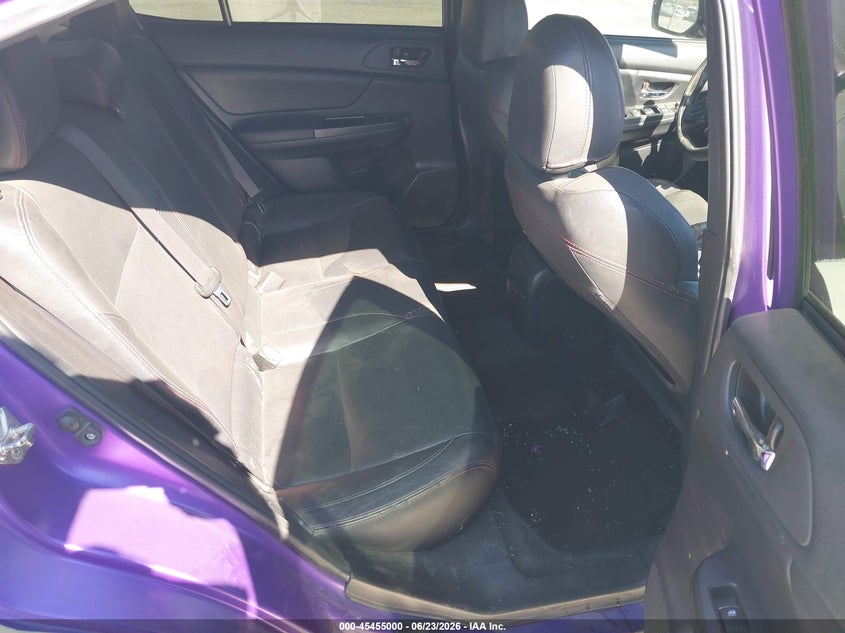 2016 Subaru Wrx VIN JF1VA1J68G8824129 IAAI salvage auction — LEFT REAR, Salvage (California), sold $3,700 on 2026-07-24 (photo 8)