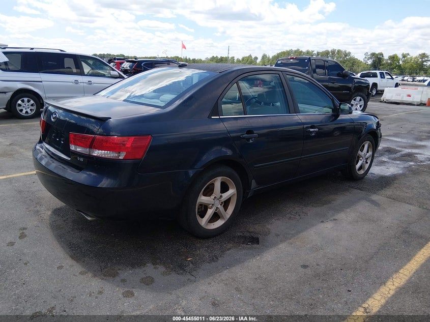 2008 Hyundai Sonata VIN 5NPEU46F98H375932 IAAI salvage auction — RIGHT FRONT, Salvage (South Carolina), sold $500 on 2026-07-29 (photo 4)