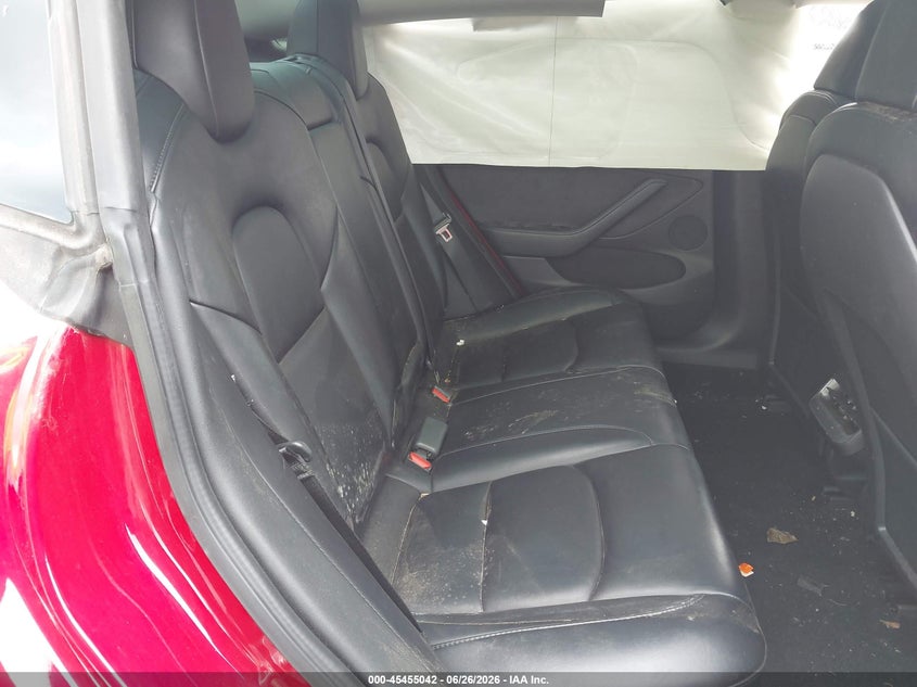 2022 Tesla Model 3 VIN 5YJ3E1EB2NF192352 IAAI salvage auction — LEFT SIDE, Mv-907A (New York), sold $25 on 2026-07-30 (photo 8)