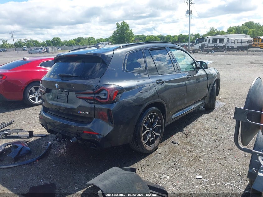 2024 BMW X3 VIN 5UX83DP08R9U09264 IAAI salvage auction — FRONT END, Salvage Title, sold $14,125 on 2026-08-01 (photo 4)