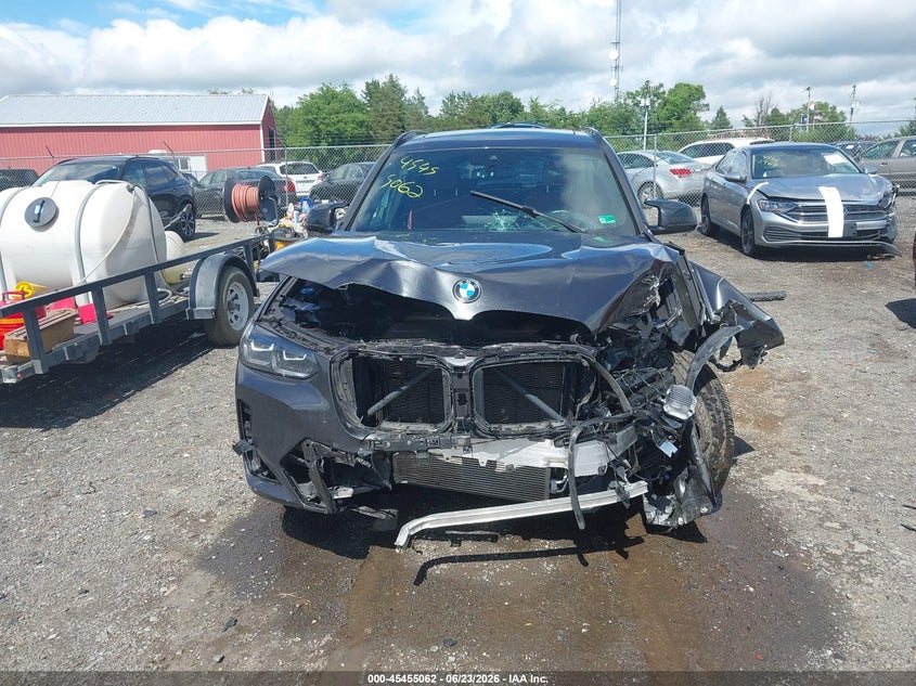 2024 BMW X3 VIN 5UX83DP08R9U09264 IAAI salvage auction — FRONT END, Salvage Title, sold $14,125 on 2026-08-01 (photo 6)