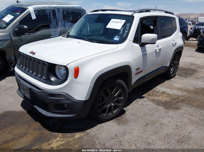 2016 Jeep Renegade VIN ZACCJABTXGPE20926 IAAI salvage auction — NORMAL WEAR, Original (Texas), sold $1,150 on 2026-07-08 (photo 2)