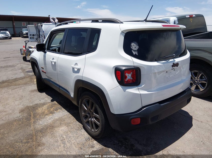 2016 Jeep Renegade VIN ZACCJABTXGPE20926 IAAI salvage auction — NORMAL WEAR, Original (Texas), sold $1,150 on 2026-07-08 (photo 3)