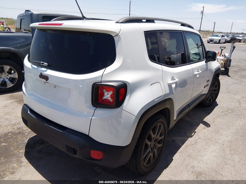 2016 Jeep Renegade VIN ZACCJABTXGPE20926 IAAI salvage auction — NORMAL WEAR, Original (Texas), sold $1,150 on 2026-07-08 (photo 4)