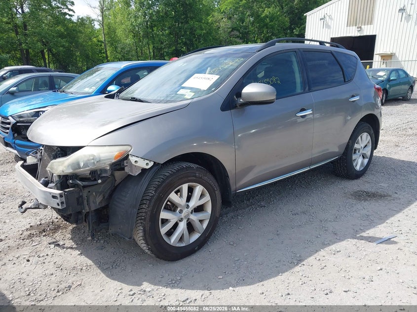 2011 Nissan Murano VIN JN8AZ1MW6BW176733 IAAI salvage auction — FRONT END, Mv-907A (New York), sold $300 on 2026-07-14 (photo 2)