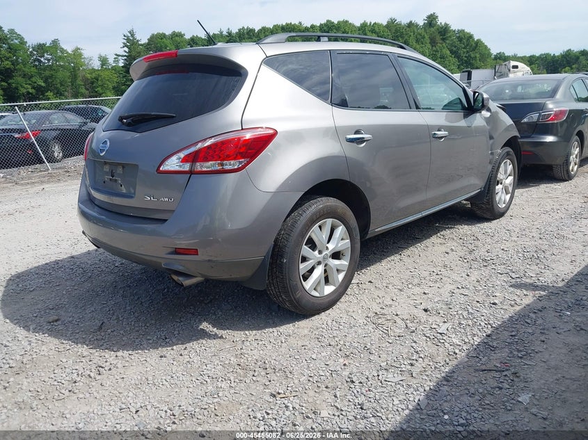 2011 Nissan Murano VIN JN8AZ1MW6BW176733 IAAI salvage auction — FRONT END, Mv-907A (New York), sold $300 on 2026-07-14 (photo 4)