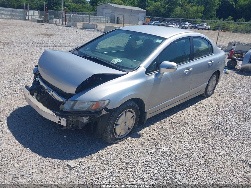 2010 Honda Civic hybrid VIN JHMFA3F28AS006392 IAAI salvage auction — FRONT END, Salvage (Ohio), sold $300 on 2026-07-22 (photo 2)