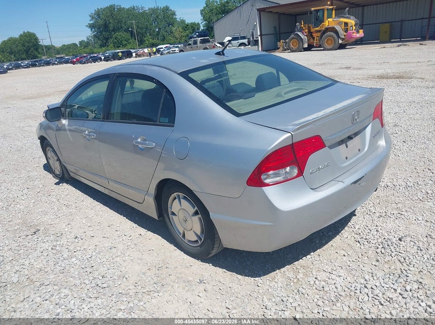 2010 Honda Civic hybrid VIN JHMFA3F28AS006392 IAAI salvage auction — FRONT END, Salvage (Ohio), sold $300 on 2026-07-22 (photo 3)