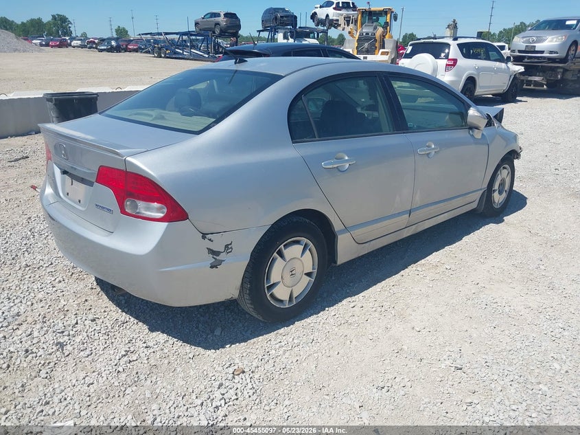2010 Honda Civic hybrid VIN JHMFA3F28AS006392 IAAI salvage auction — FRONT END, Salvage (Ohio), sold $300 on 2026-07-22 (photo 4)