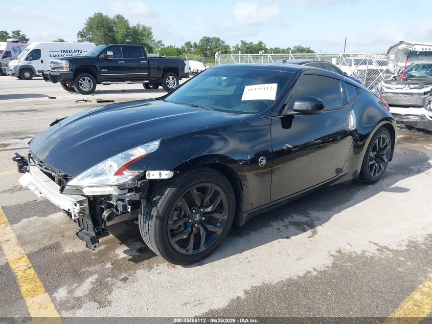 2016 Nissan 370z VIN JN1AZ4EH9GM934065 IAAI salvage auction — FRONT END, Original (Texas), sold $8,550 on 2026-08-13 (photo 2)