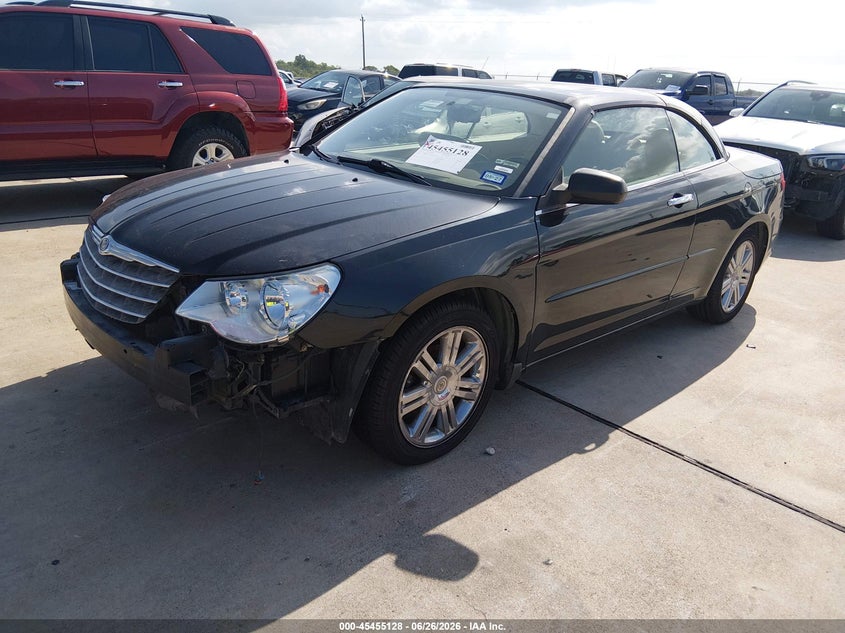 2008 Chrysler Sebring VIN 1C3LC65MX8N635376 IAAI salvage auction — WATER/FLOOD, Salvage (Texas), sold $250 on 2026-07-10 (photo 2)