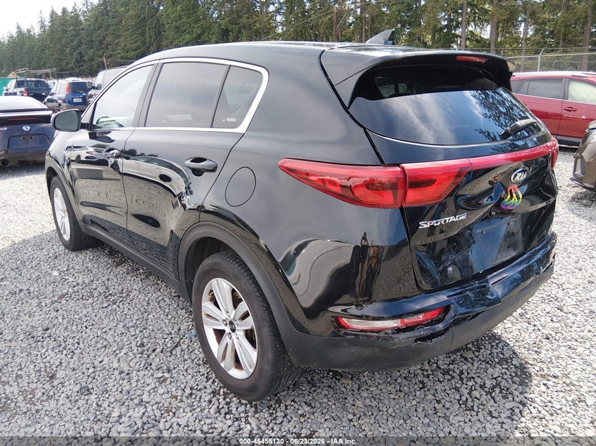 2017 Kia Sportage VIN KNDPMCACXH7098079 IAAI salvage auction — REAR END, Bill Of Sale (Washington), sold $2,150 on 2026-07-12 (photo 3)