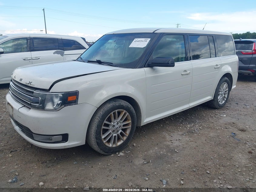 2013 Ford Flex VIN 2FMGK5C86DBD38624 IAAI salvage auction — NORMAL WEAR, Clear-Endorsement (Wisconsin), sold $350 on 2026-07-09 (photo 2)