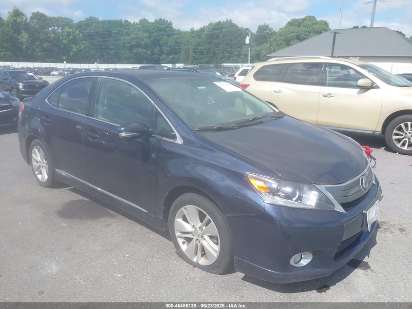 2010 Lexus Hs 250h VIN JTHBB1BA6A2019090 IAAI salvage auction — NORMAL WEAR, Clear (Georgia), sold $1,500 on 2026-07-29 (photo 1)