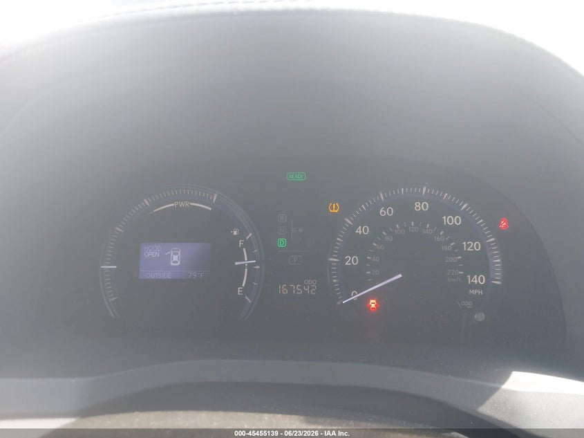 2010 Lexus Hs 250h VIN JTHBB1BA6A2019090 IAAI salvage auction — NORMAL WEAR, Clear (Georgia), sold $1,500 on 2026-07-29 (photo 7)