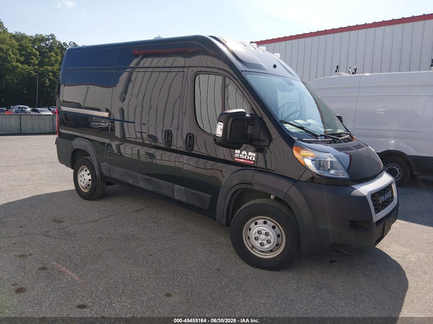 2019 Ram Promaster 2500 VIN 3C6TRVCG0KE502582 IAAI salvage auction — NORMAL WEAR, Sf97 (Maryland), sold $22,250 on 2026-08-18 (photo 1)