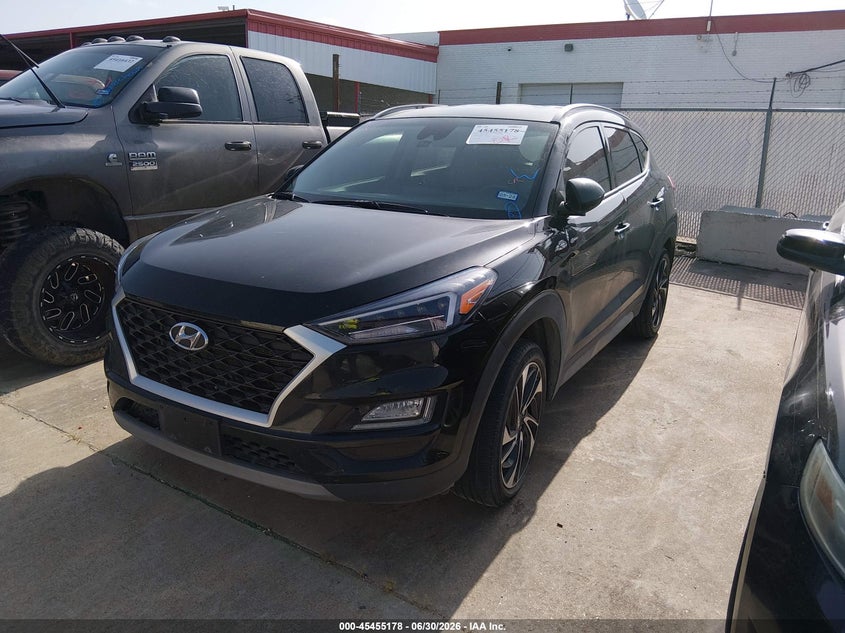 2021 Hyundai Tucson VIN KM8J33AL0MU412287 IAAI salvage auction — NORMAL WEAR, Original (Texas), sold $6,800 on 2026-07-13 (photo 2)
