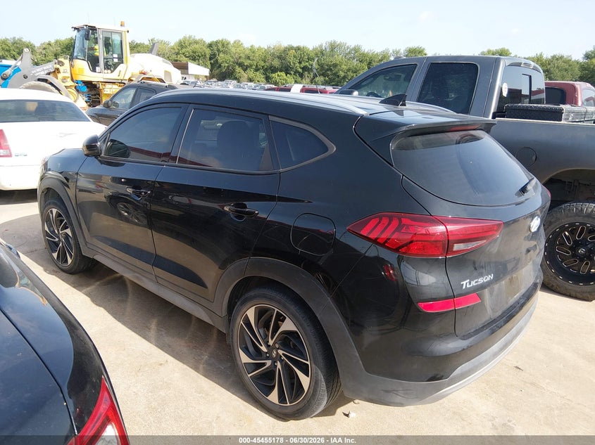 2021 Hyundai Tucson VIN KM8J33AL0MU412287 IAAI salvage auction — NORMAL WEAR, Original (Texas), sold $6,800 on 2026-07-13 (photo 3)