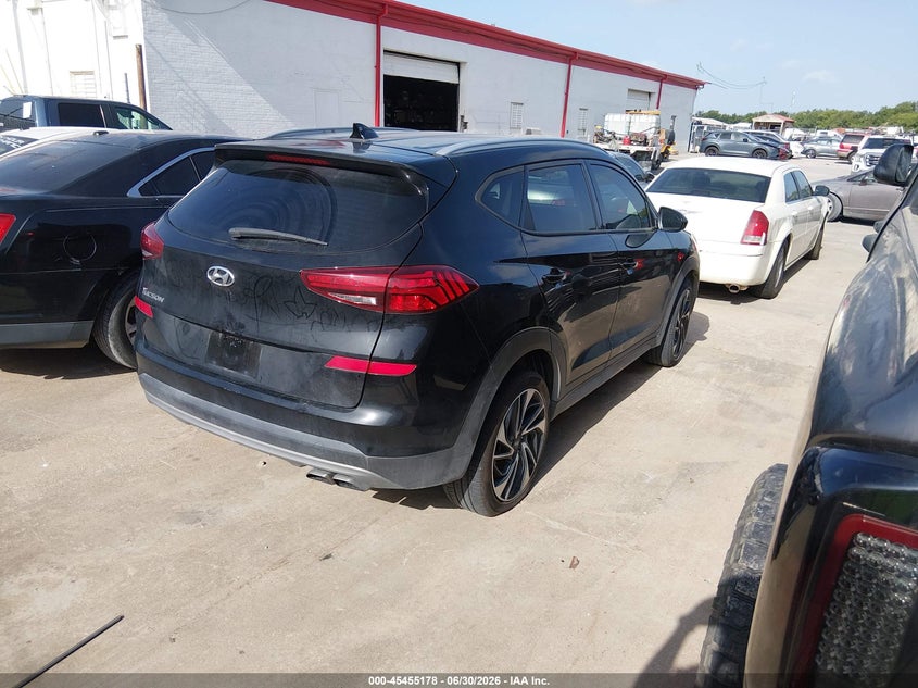 2021 Hyundai Tucson VIN KM8J33AL0MU412287 IAAI salvage auction — NORMAL WEAR, Original (Texas), sold $6,800 on 2026-07-13 (photo 4)