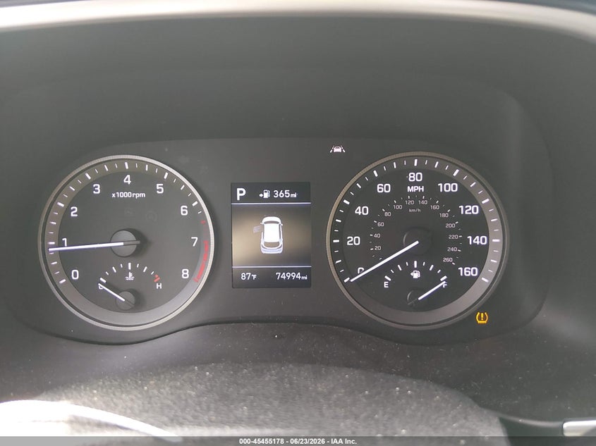 2021 Hyundai Tucson VIN KM8J33AL0MU412287 IAAI salvage auction — NORMAL WEAR, Original (Texas), sold $6,800 on 2026-07-13 (photo 7)