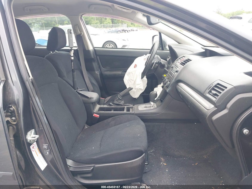 2012 Subaru Impreza VIN JF1GPAC68CH216559 IAAI salvage auction — FRONT & REAR, Salvage (Massachusetts), sold $425 on 2026-07-31 (photo 5)