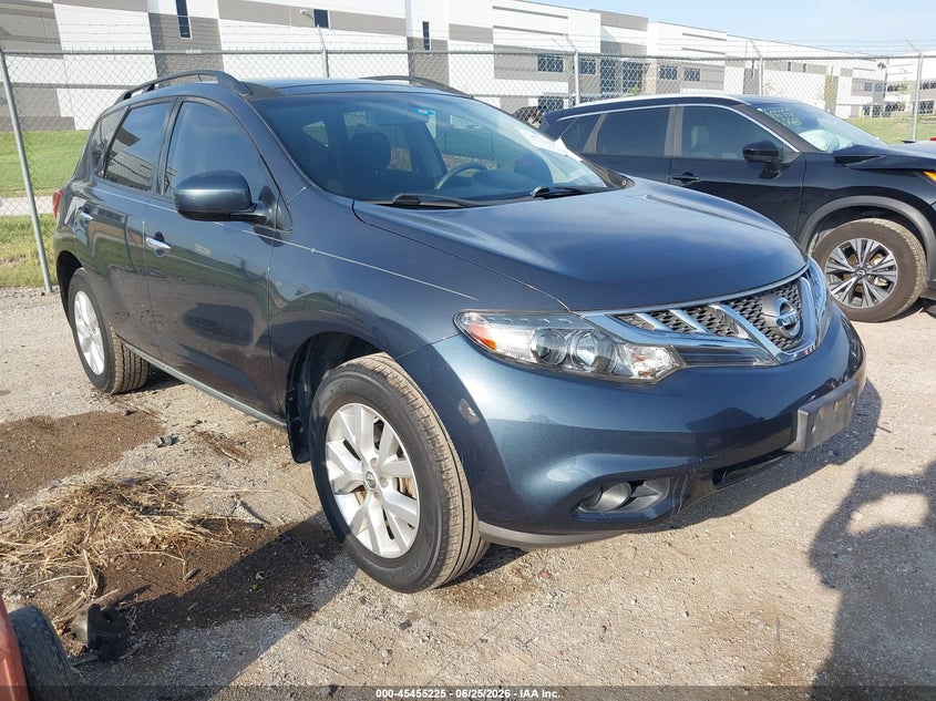 2011 Nissan Murano VIN JN8AZ1MUXBW066105 IAAI salvage auction — NORMAL WEAR, Original (Texas), sold $550 on 2026-07-07 (photo 1)