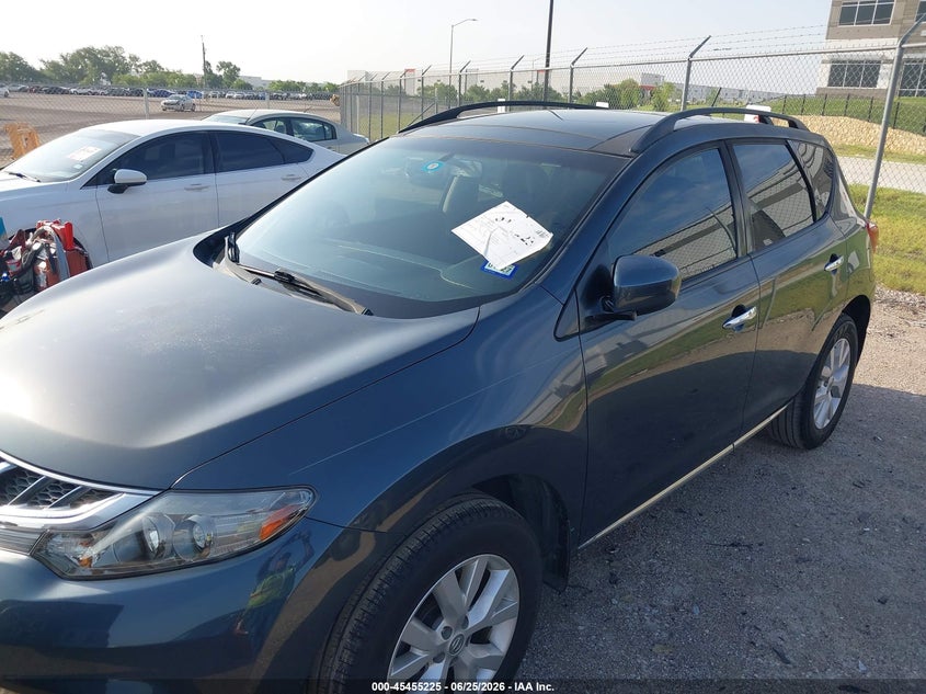 2011 Nissan Murano VIN JN8AZ1MUXBW066105 IAAI salvage auction — NORMAL WEAR, Original (Texas), sold $550 on 2026-07-07 (photo 6)