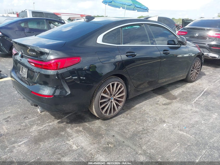 2020 BMW 2er VIN WBA73AK05L7F93620 IAAI salvage auction — FRONT END, Certificate Of Destruction (Florida), sold $3,000 on 2026-07-30 (photo 4)
